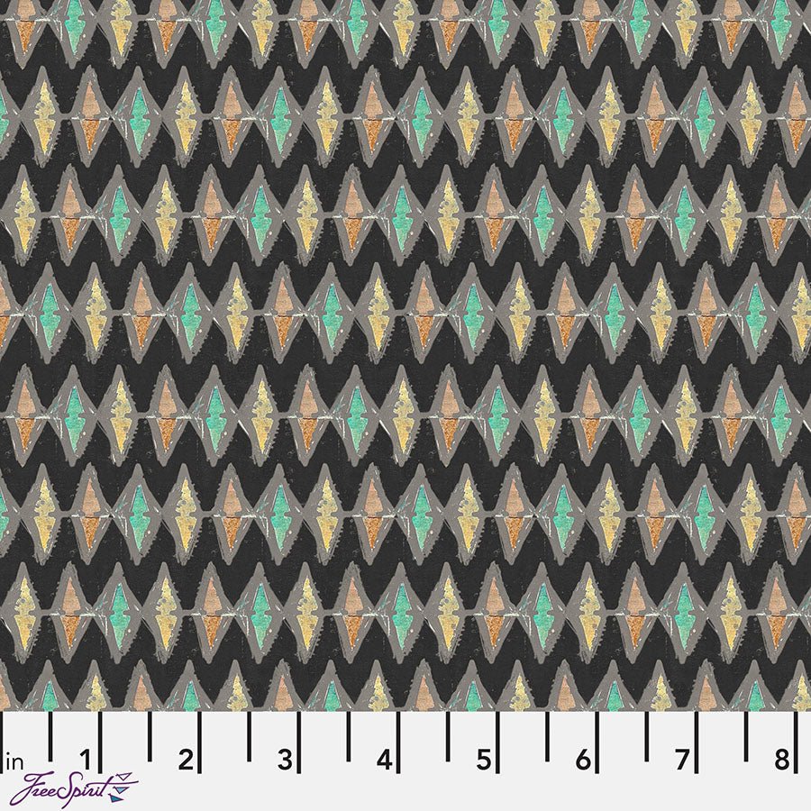 On Your Mark Zigzag Night - Free Spirit from Fort Worth Fabric Studio