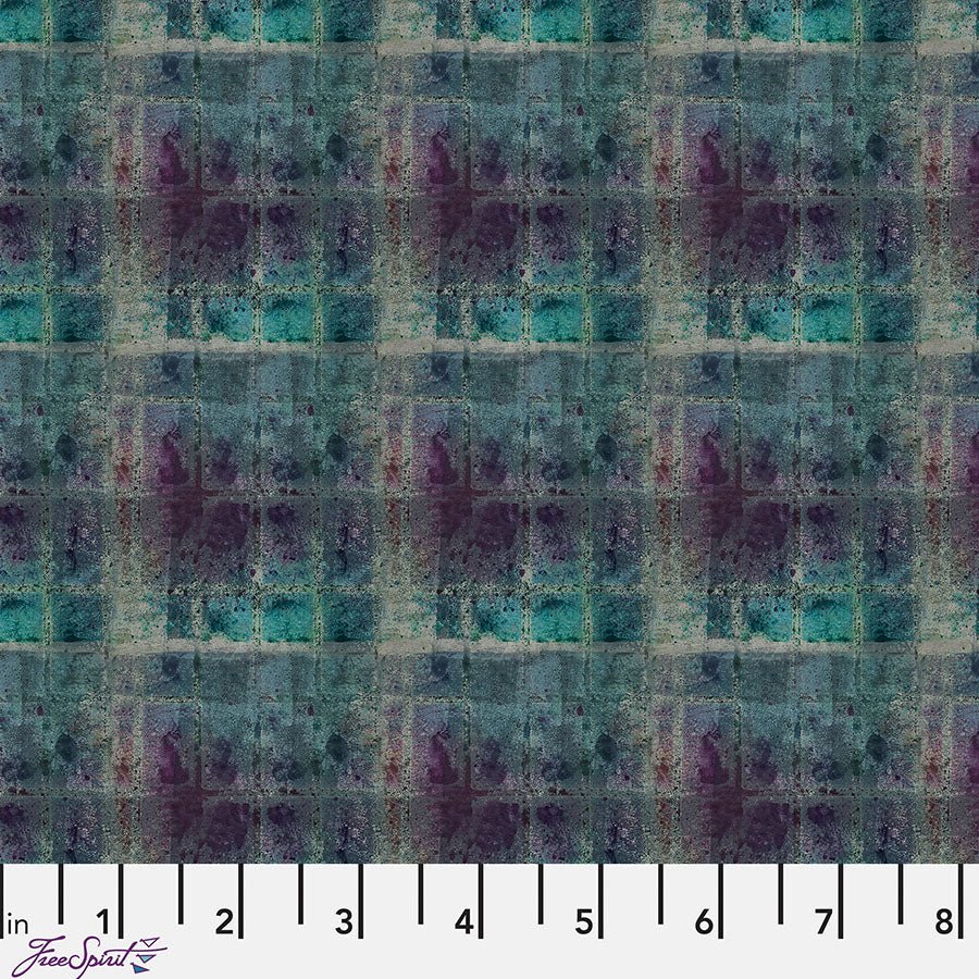 One Layer Away Jewel Plaid Galaxy - Free Spirit from Fort Worth Fabric Studio