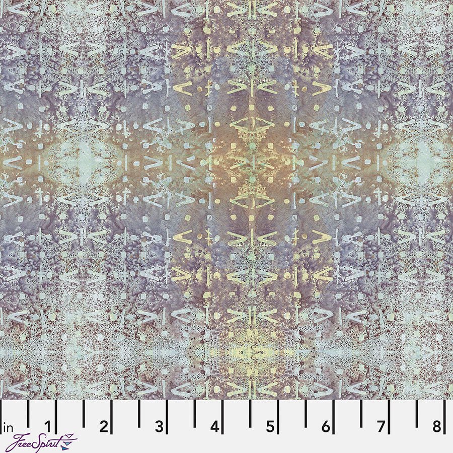One Layer Away Rippling Glacier - Free Spirit from Fort Worth Fabric Studio