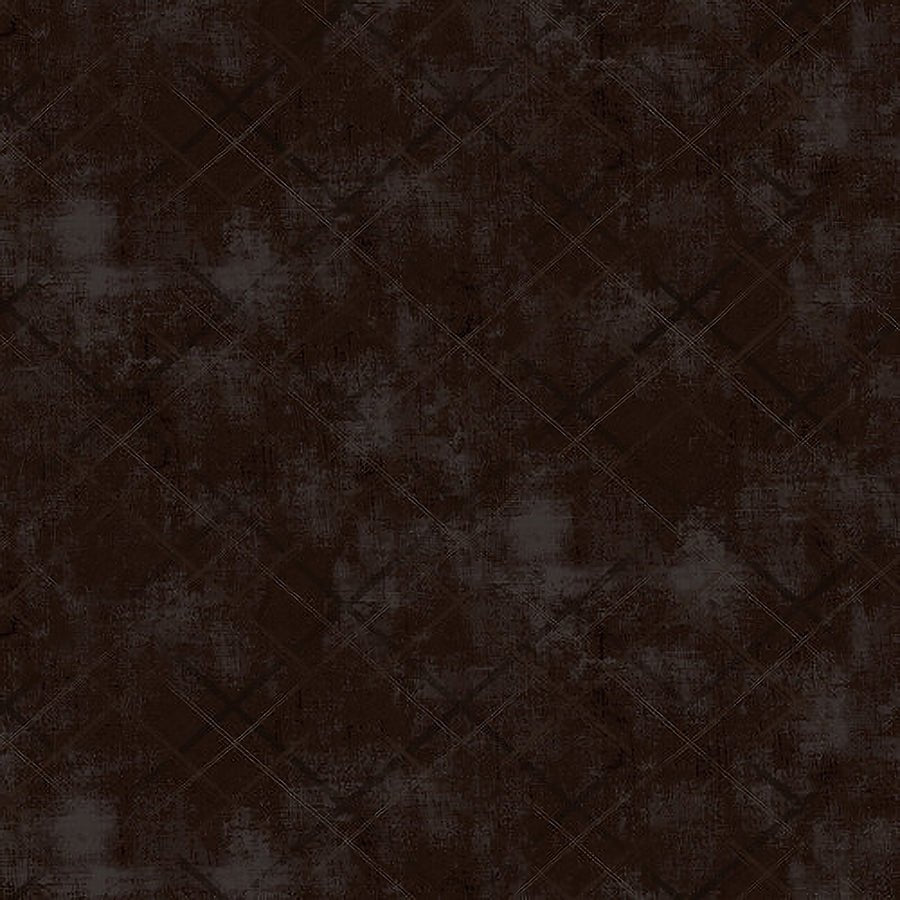 One Sister Basics Distressed Plaid Black Brown - Henry Glass from Fort Worth Fabric Studio