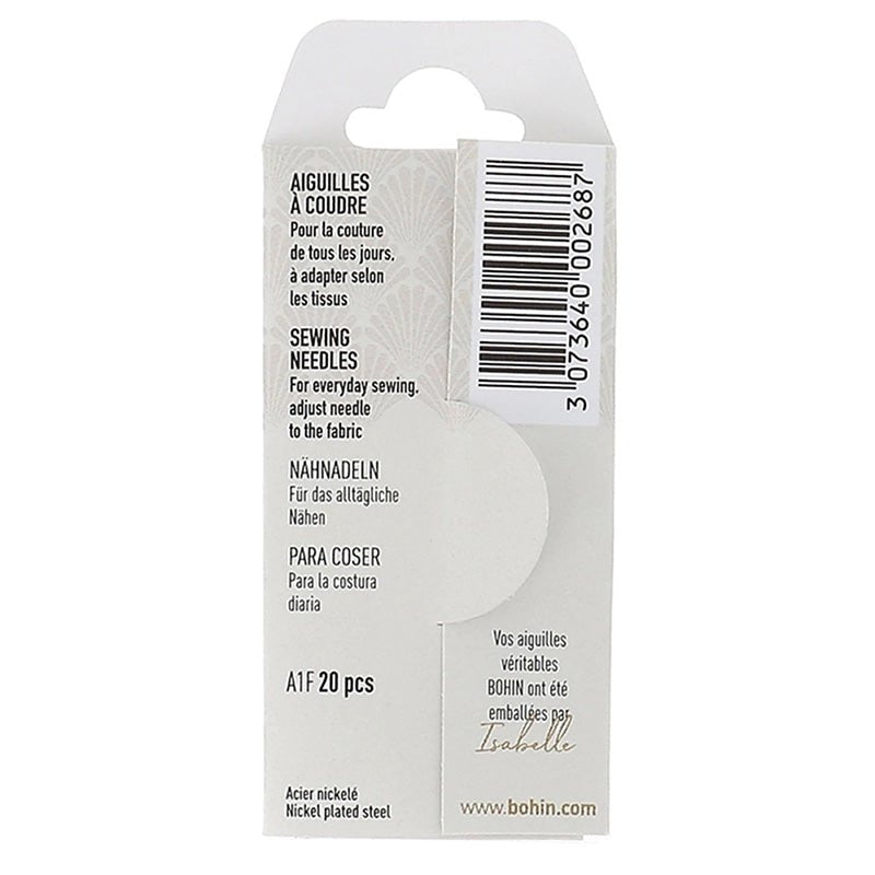 Ordinary Sewing Needles Assorted Sizes 3/9 by Bohin France - Bohin France from Fort Worth Fabric Studio