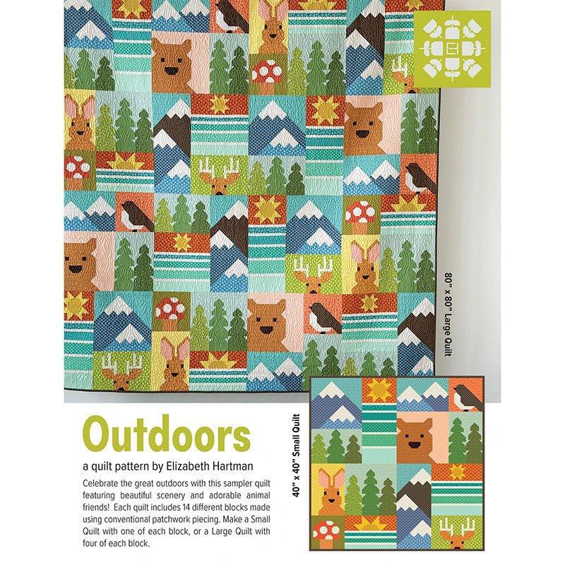 Outdoors Quilt Pattern by Elizabeth Hartman - Elizabeth Hartman from Fort Worth Fabric Studio