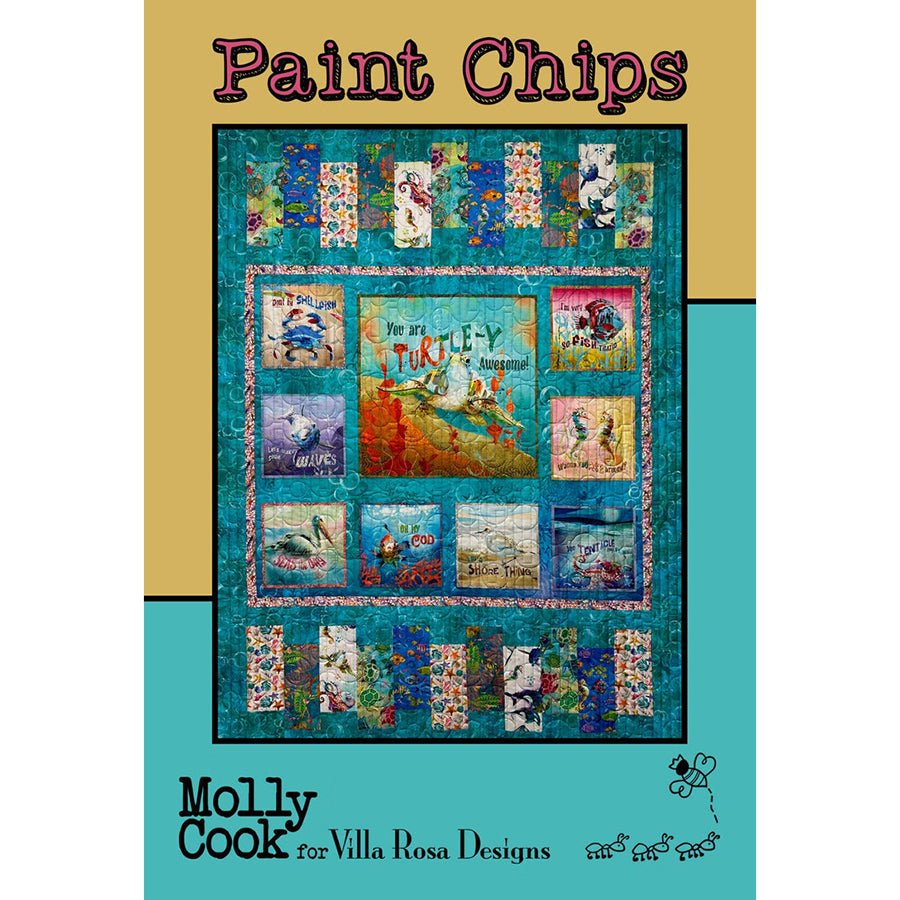 Paint Chips Quilt Pattern PDF Download - Villa Rosa Designs from Fort Worth Fabric Studio