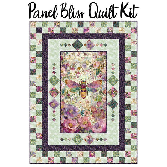 Panel Bliss Quilt Kit with Mosaic Bee from Timeless Treasures - Timeless Treasures from Fort Worth Fabric Studio