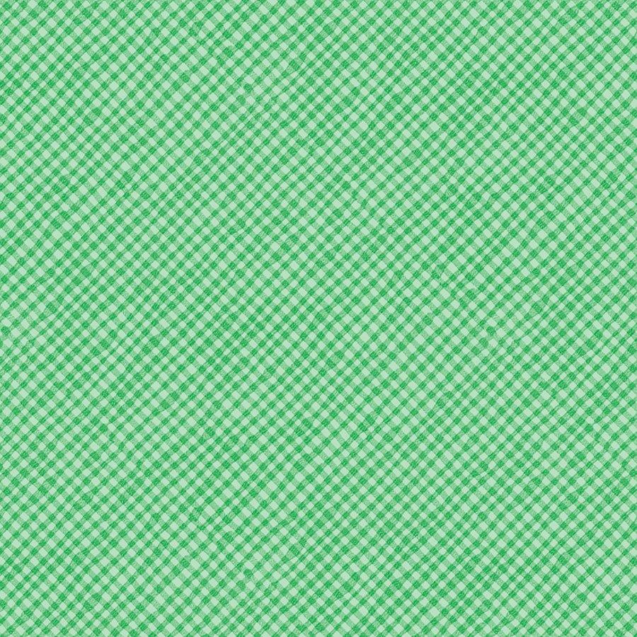 Pansy Fields Small Gingham Green - Wilmington Prints from Fort Worth Fabric Studio