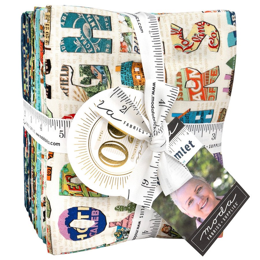 Paper Hamlet Fat Quarter Bundle - Moda from Fort Worth Fabric Studio