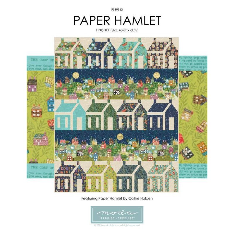 Paper Hamlet Project Sheet by Moda Fabrics - Moda from Fort Worth Fabric Studio
