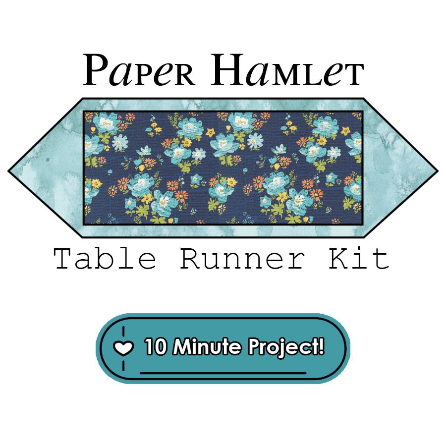 Paper Hamlet Table Runner Kit Moda - Moda from Fort Worth Fabric Studio