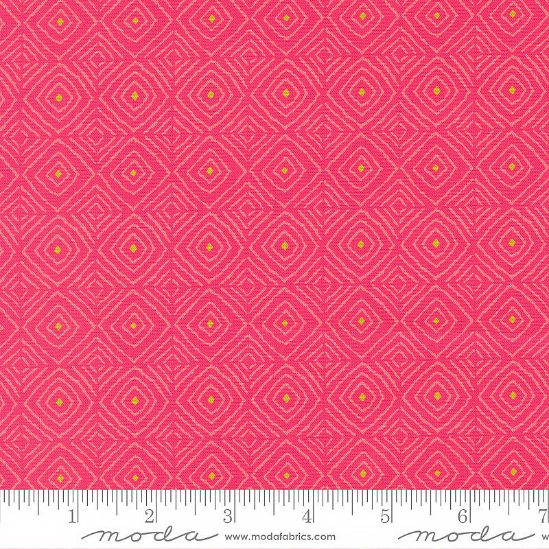 Parlor Diamonds Azalea - Moda from Fort Worth Fabric Studio