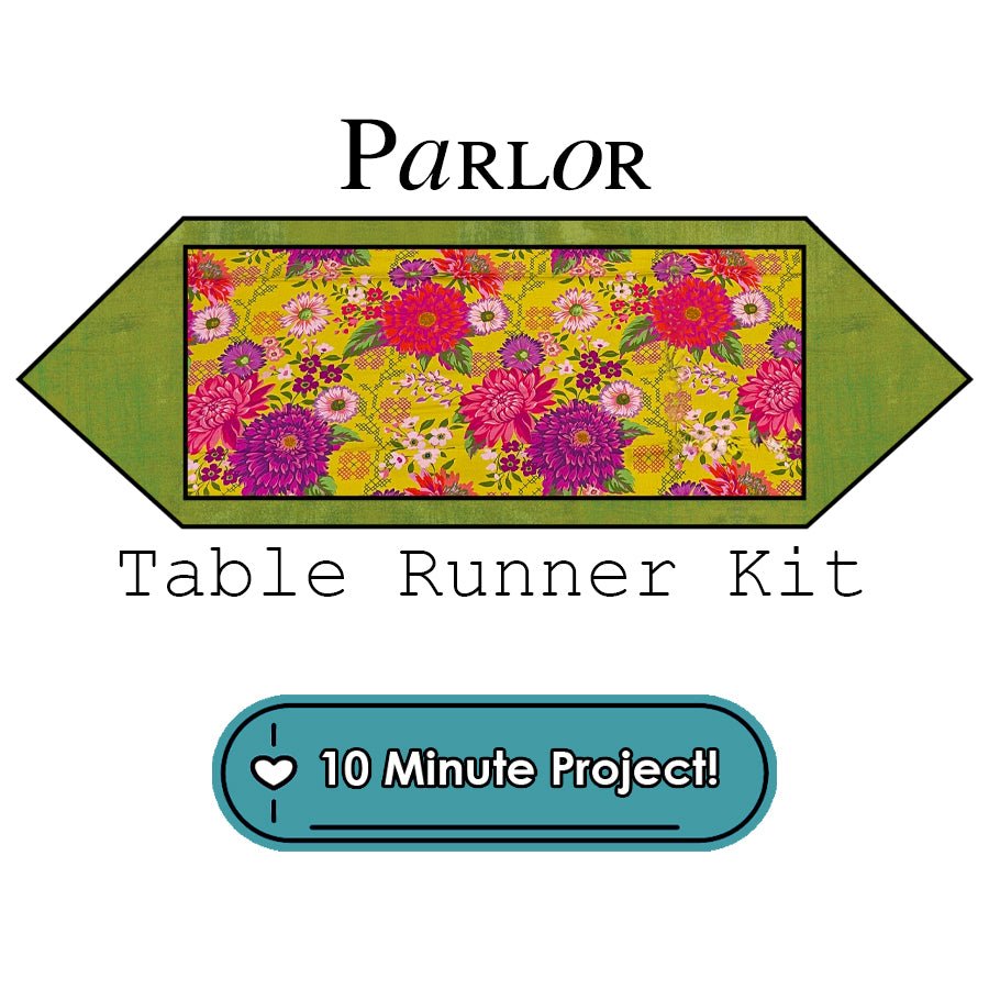 Parlor Table Runner Kit Moda - Moda from Fort Worth Fabric Studio