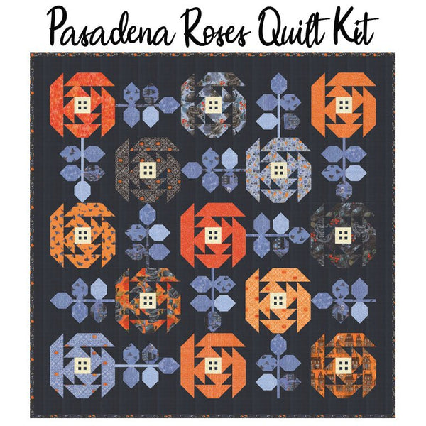 Pasadena Roses Quilt Kit with Coven from Moda - Moda from Fort Worth Fabric Studio