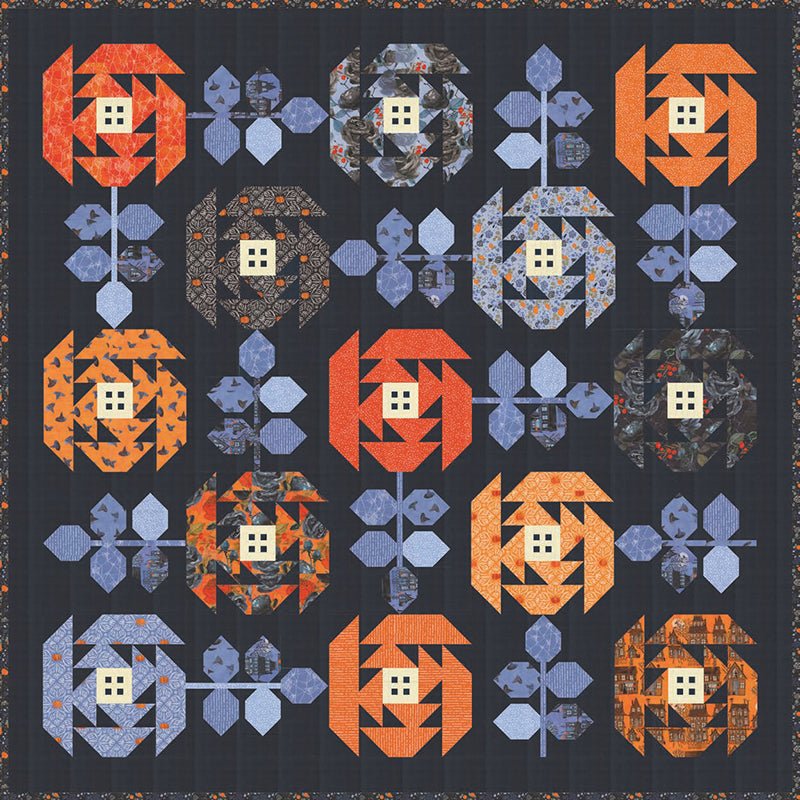 Pasadena Roses Quilt Pattern by Robin Pickens - Robin Pickens from Fort Worth Fabric Studio