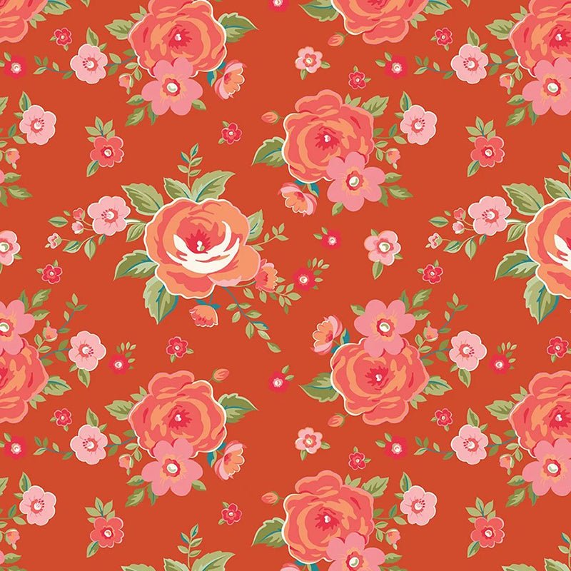 Peach Cobbler Heirloom Cinnamon - Riley Blake from Fort Worth Fabric Studio