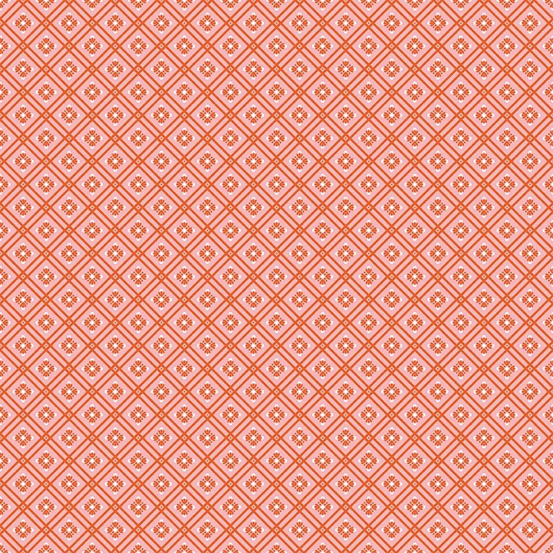 Peach Cobbler Meadow Pink - Riley Blake from Fort Worth Fabric Studio