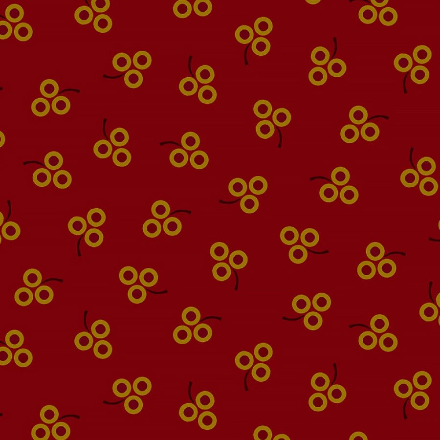 Pennyberry Farm Berry Picking Red - Henry Glass from Fort Worth Fabric Studio