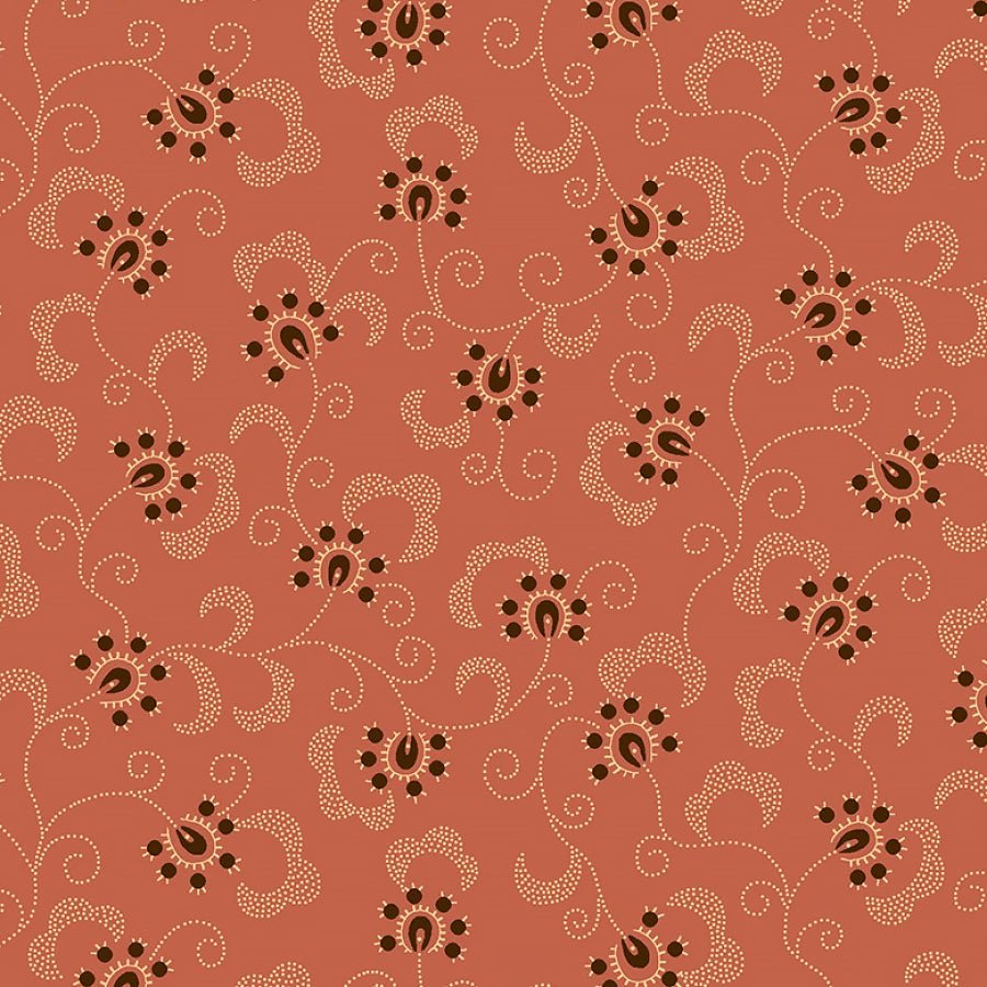 Pennyberry Farm Blooming Vines Pink - Henry Glass from Fort Worth Fabric Studio