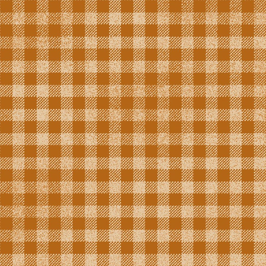 Pennyberry Farm Gingham Orange - Henry Glass from Fort Worth Fabric Studio