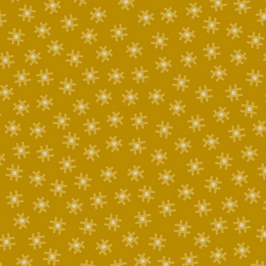 Pennyberry Farm Hash Mash Yellow - Henry Glass from Fort Worth Fabric Studio