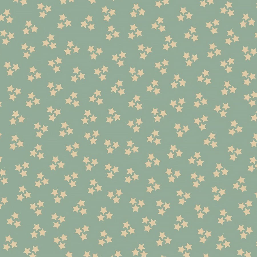 Pennyberry Farm Star Sprinkles Light Aqua - Henry Glass from Fort Worth Fabric Studio