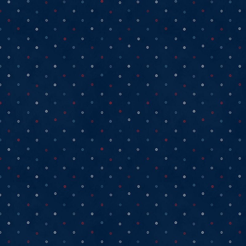Peppercorn Star Spangled - White Owl Textiles from Fort Worth Fabric Studio