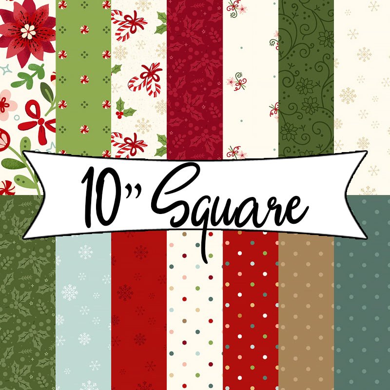 Peppermint & Pine 10" Squares - Marcus Fabrics from Fort Worth Fabric Studio
