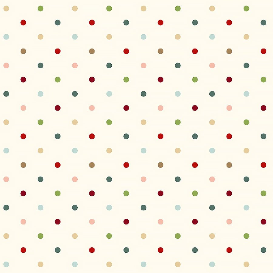 Peppermint & Pine Dots Multi - Marcus Fabrics from Fort Worth Fabric Studio