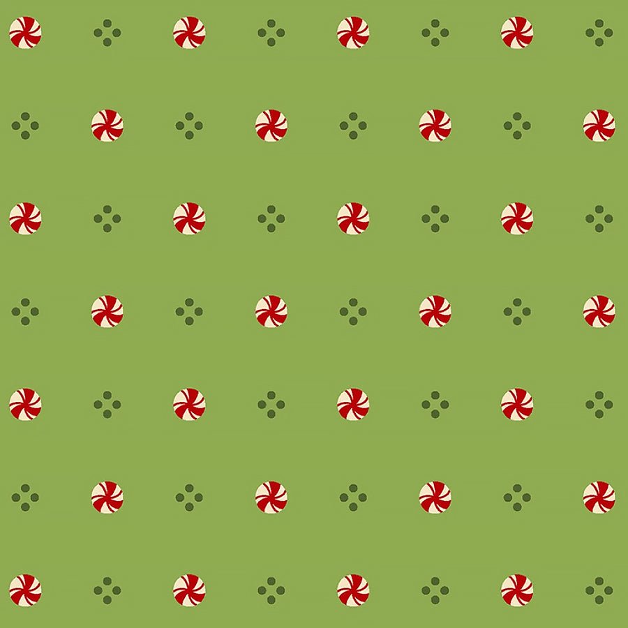 Peppermint & Pine Peppermint Green - Marcus Fabrics from Fort Worth Fabric Studio