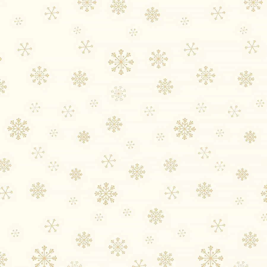 Peppermint & Pine Snowflake Cream - Marcus Fabrics from Fort Worth Fabric Studio