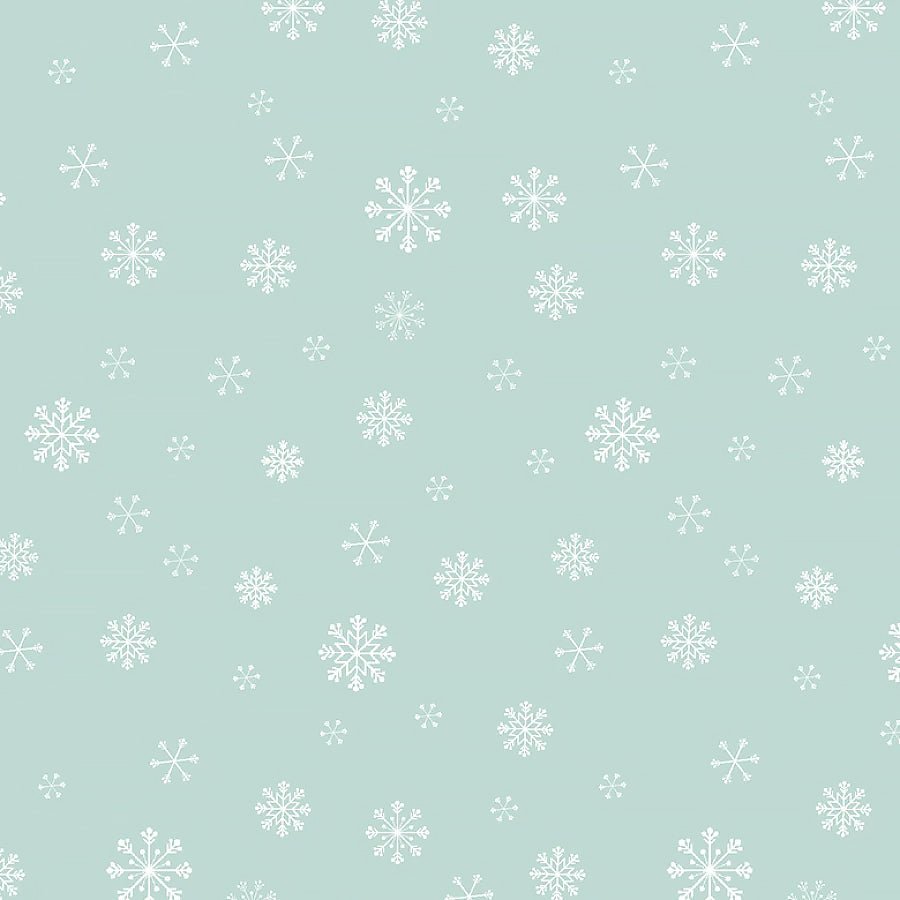 Peppermint & Pine Snowflake Sky - Marcus Fabrics from Fort Worth Fabric Studio
