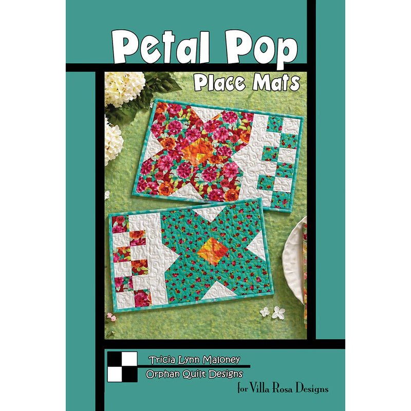 Petal Pop Place Mats Pattern PDF Download - Villa Rosa Designs from Fort Worth Fabric Studio