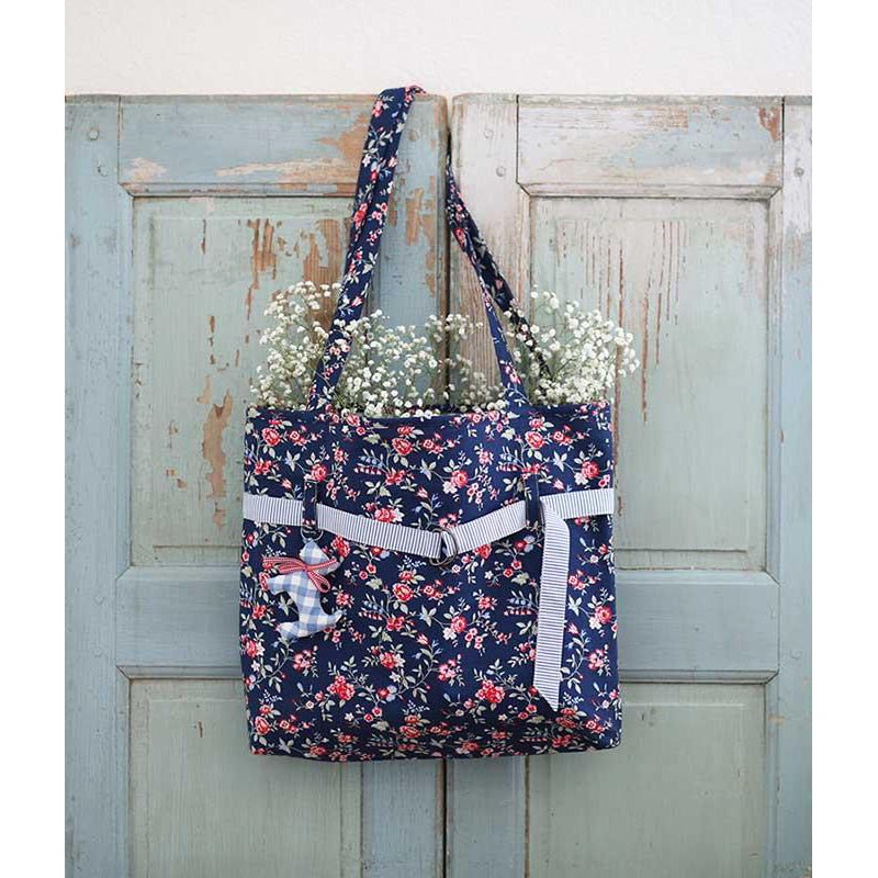 Petals & Paws Tote Bag Pattern by Bunny Hill Designs - Bunny Hill Designs from Fort Worth Fabric Studio
