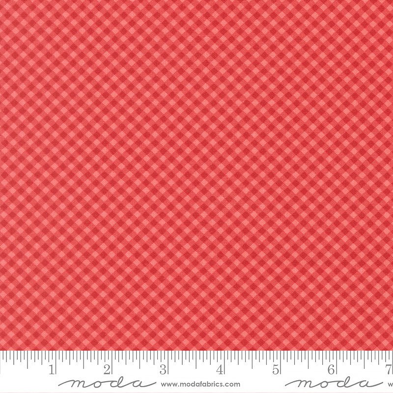 Petals & Polka Dots Checks & Plaids Berry - Moda from Fort Worth Fabric Studio