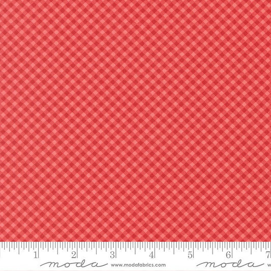 Petals & Polka Dots Checks & Plaids Berry - Moda from Fort Worth Fabric Studio
