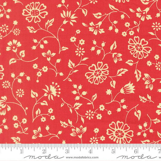 Petals & Polka Dots Fleur Florals Tea Rose - Moda from Fort Worth Fabric Studio
