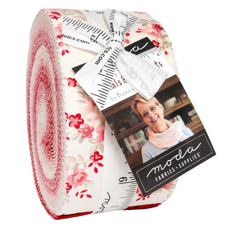 Petals & Polka Dots Jelly Roll - Moda from Fort Worth Fabric Studio