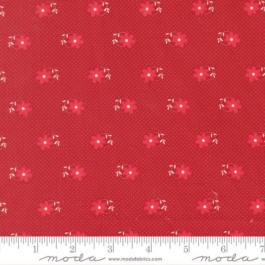 Petals & Polka Dots Pinwheel Florals Rose - Moda from Fort Worth Fabric Studio