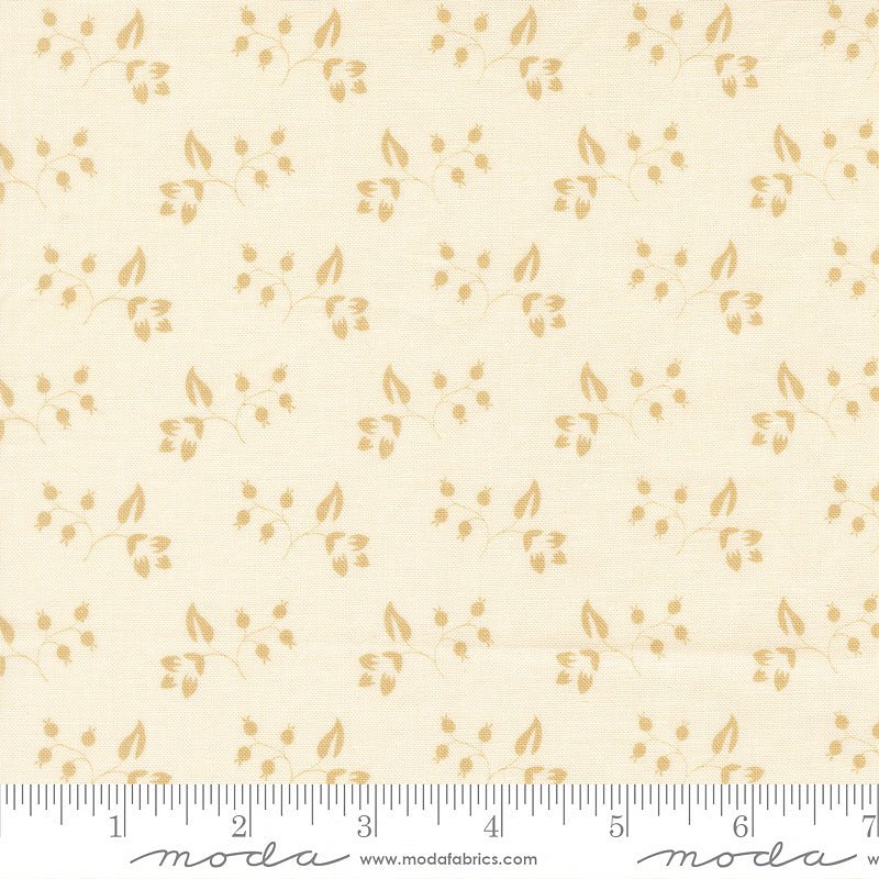 Petals & Polka Dots Rose Florals Lace Linen - Moda from Fort Worth Fabric Studio