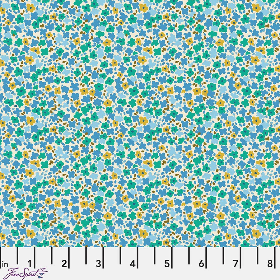 Petite Prints Ditsy Julep - Free Spirit from Fort Worth Fabric Studio