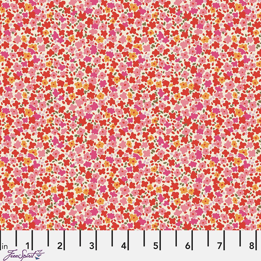 Petite Prints Ditsy Rosehip - Free Spirit from Fort Worth Fabric Studio