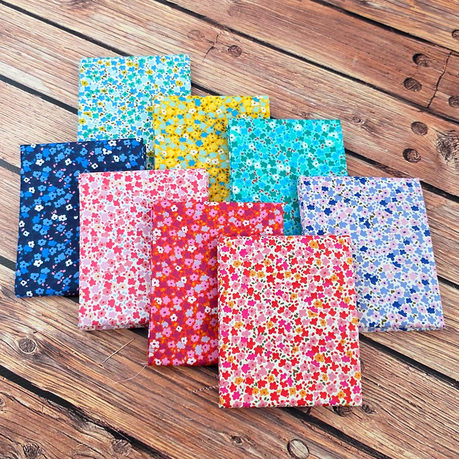 Petite Prints Fat Quarter Bundle - Free Spirit from Fort Worth Fabric Studio