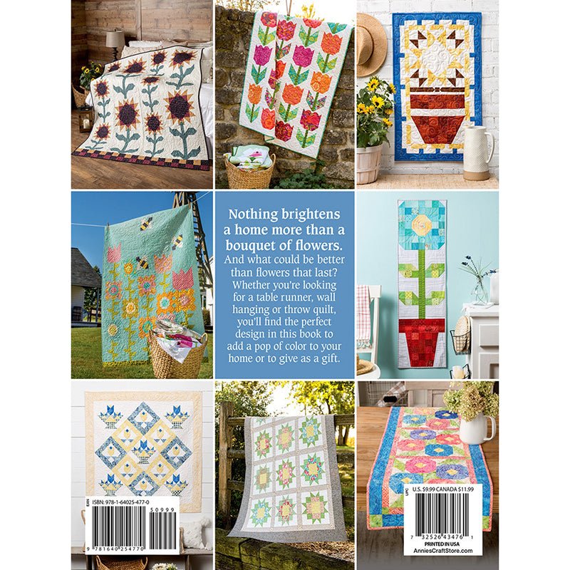 Pieced Flowers Quilts Quilt Pattern Book - Annie's Quilting from Fort Worth Fabric Studio