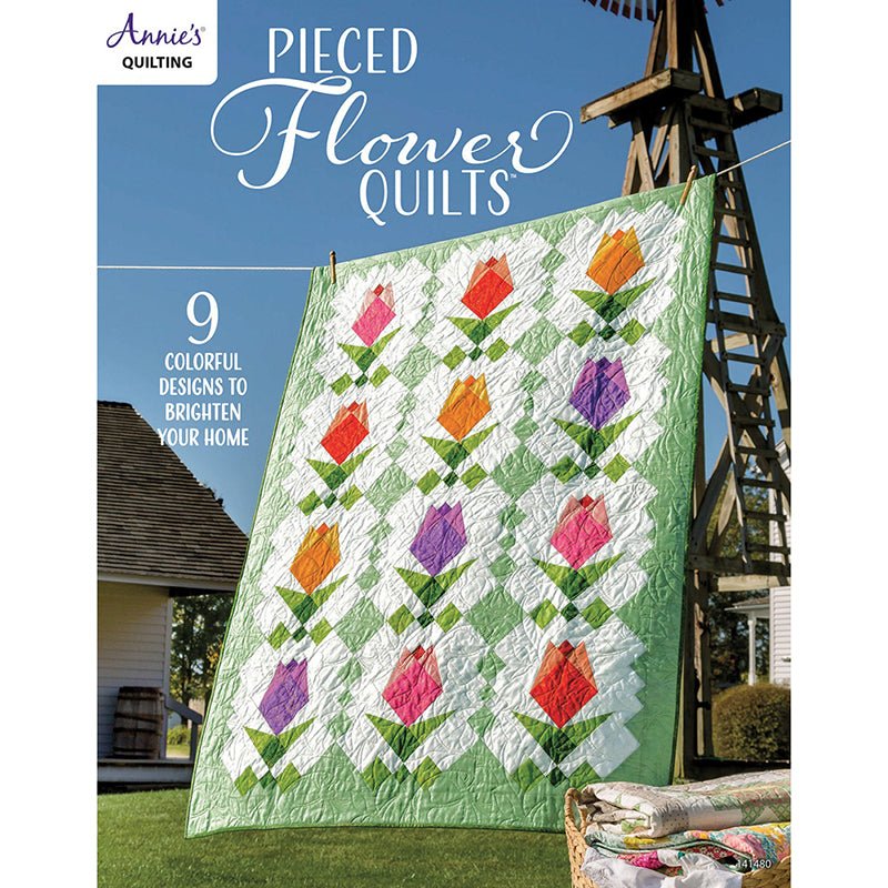 Pieced Flowers Quilts Quilt Pattern Book - Annie's Quilting from Fort Worth Fabric Studio