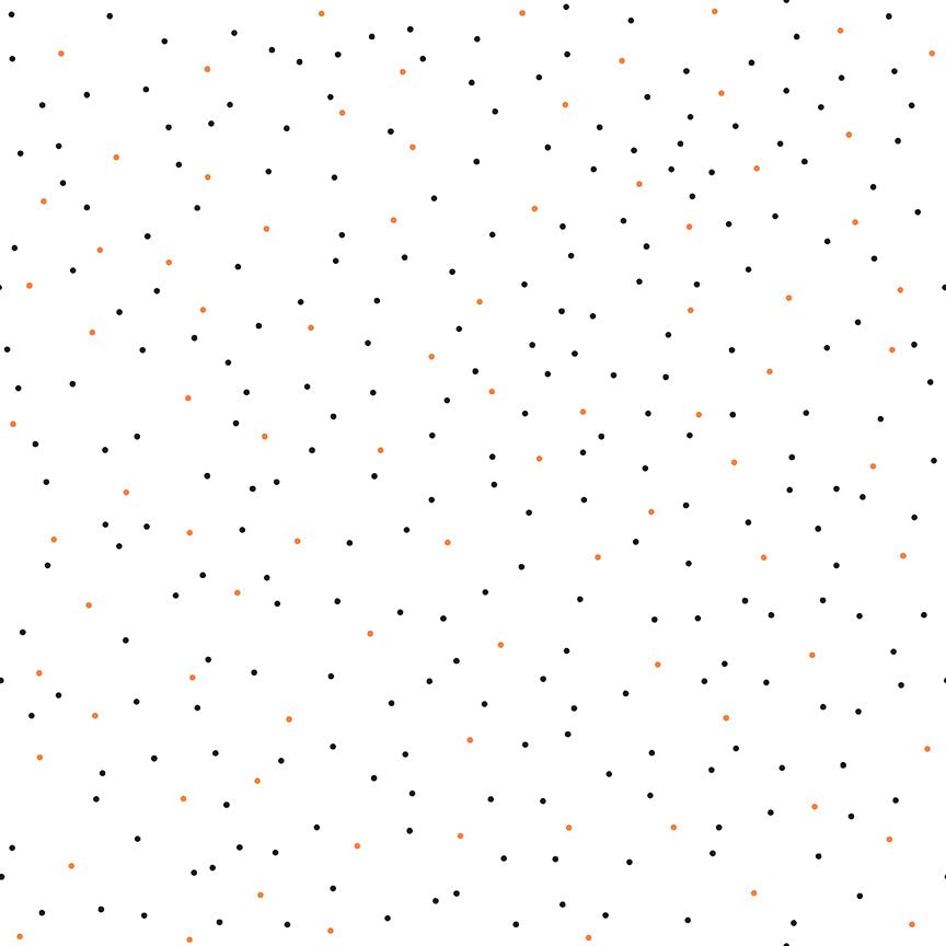 Pin Dot Halloween - Riley Blake from Fort Worth Fabric Studio