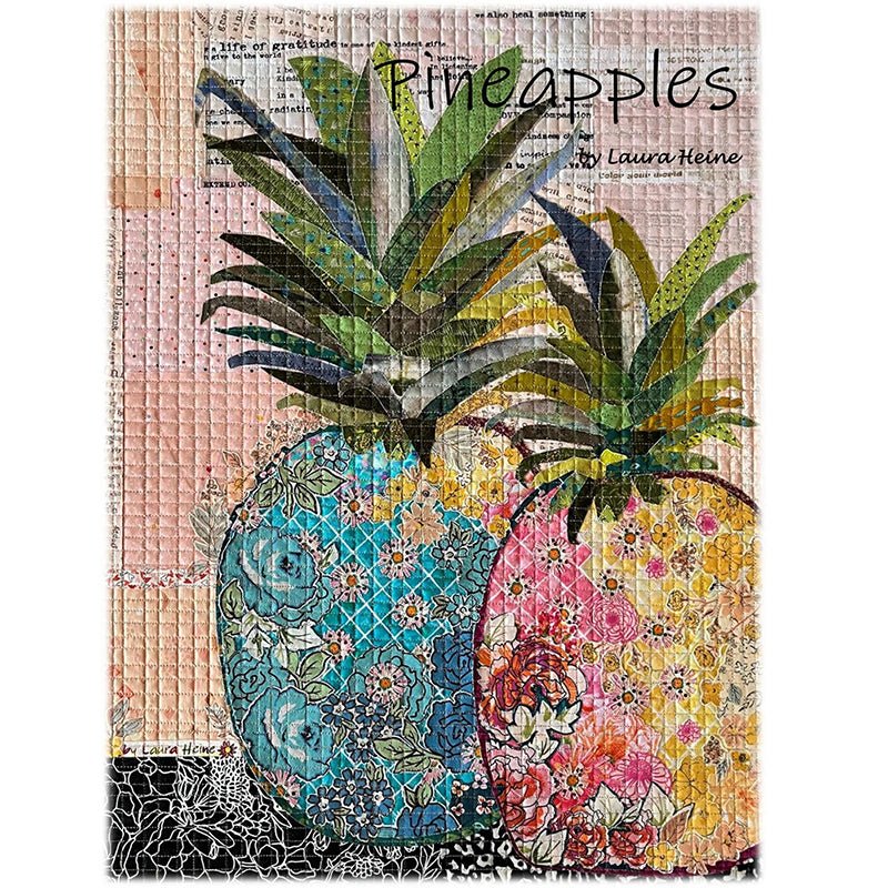 Pineapples Collage Pattern by Fiberworks Inc - Fiberworks Inc from Fort Worth Fabric Studio