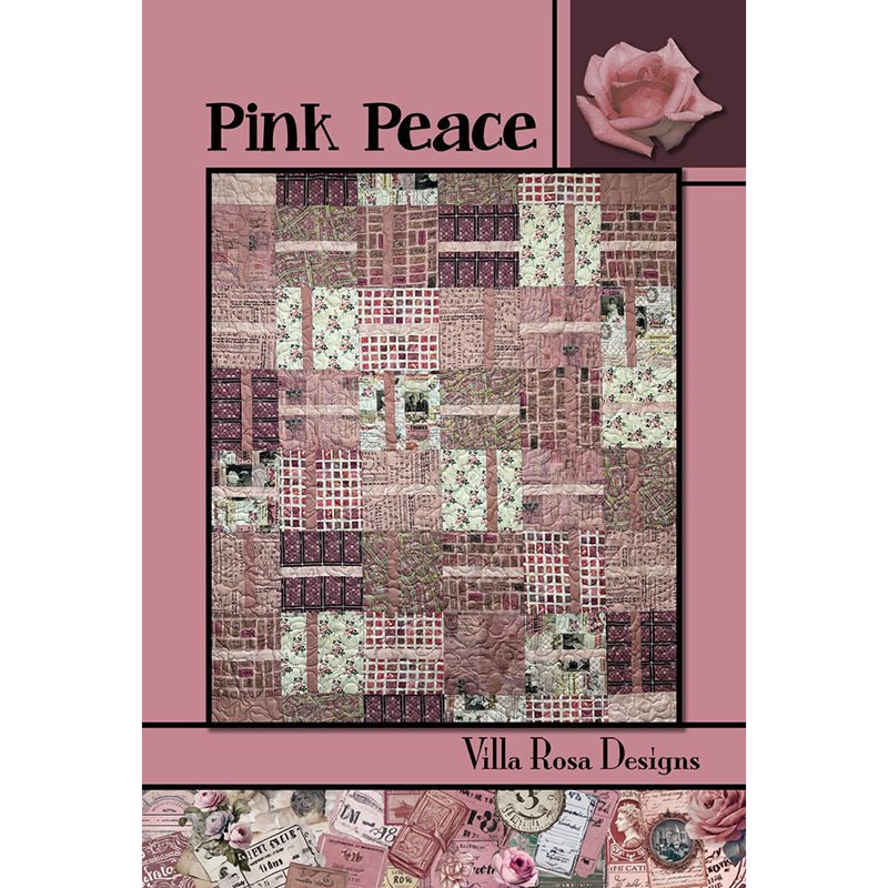 Pink Peace Quilt Pattern PDF Download - Villa Rosa Designs from Fort Worth Fabric Studio