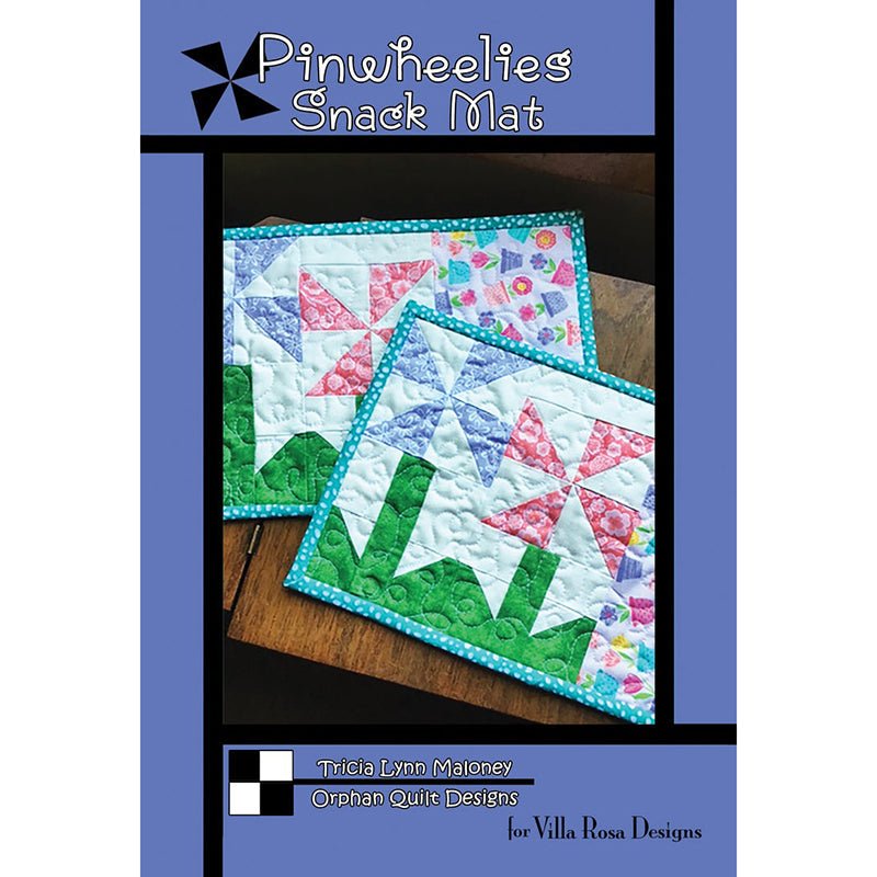 Pinwheelies Snack Mat Pattern PDF Download - Villa Rosa Designs from Fort Worth Fabric Studio