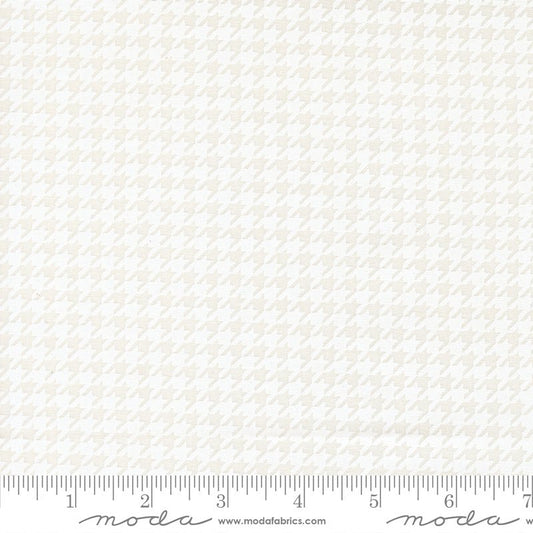 Poinsettia & Pear Houndstooth Blenders Cloud White - Moda from Fort Worth Fabric Studio