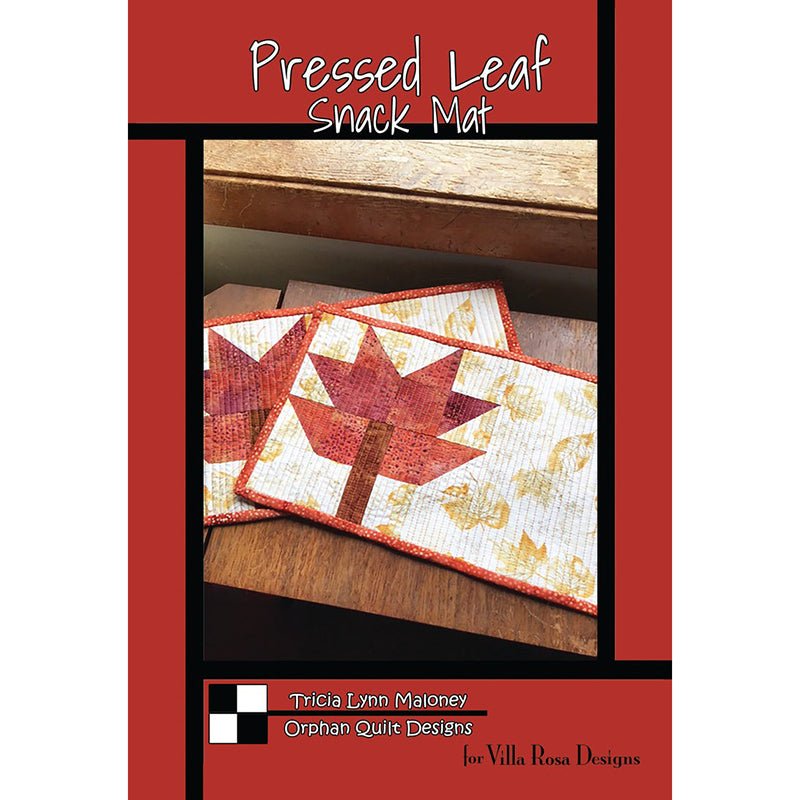 Pressed Leaf Snack Mat Pattern PDF Download - Villa Rosa Designs from Fort Worth Fabric Studio