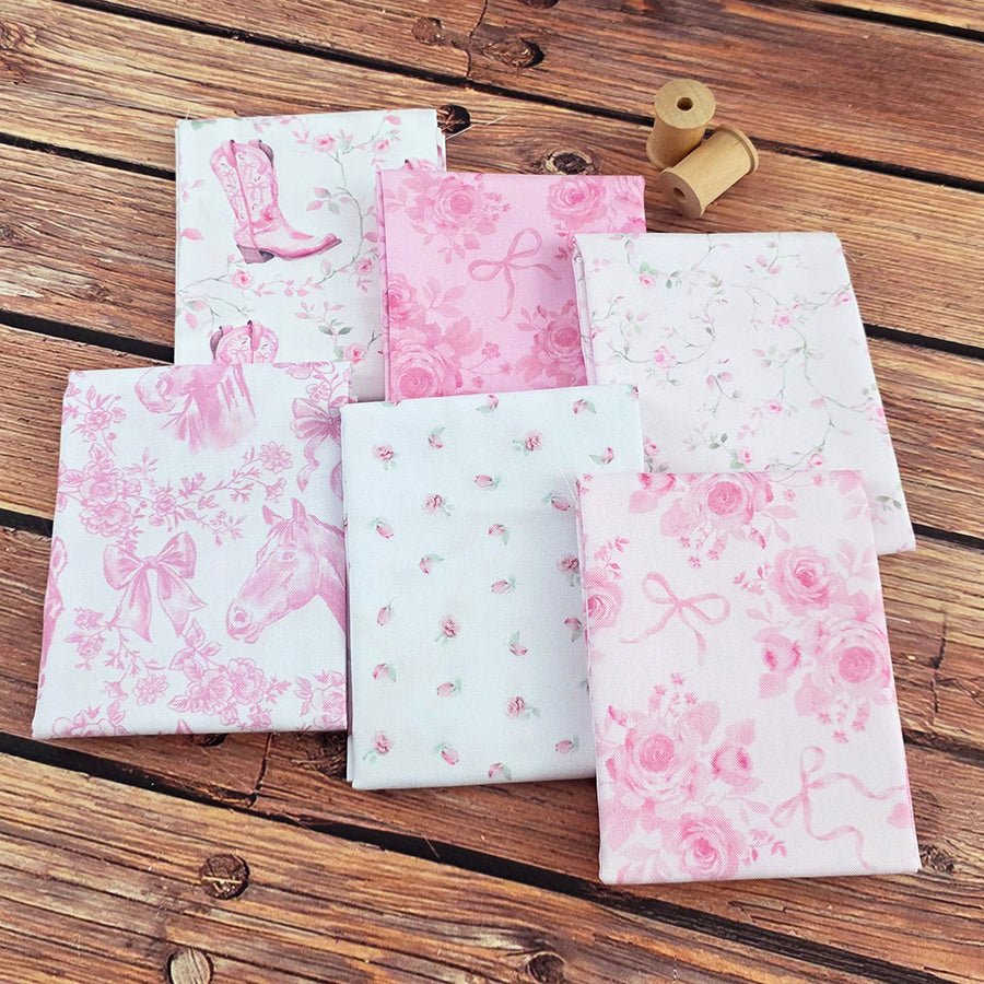 Pretty in Pink Fat Quarter Bundle - Timeless Treasures from Fort Worth Fabric Studio