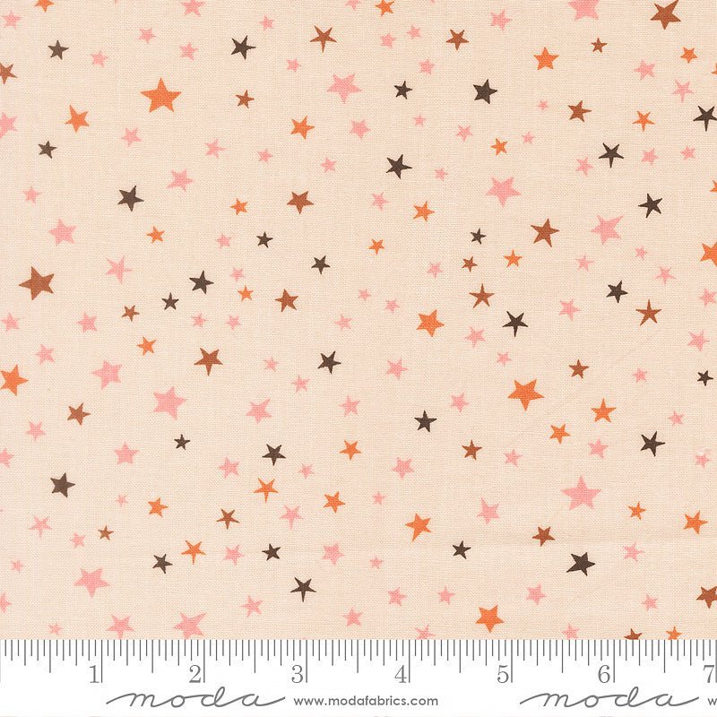 Purrs & Boos Stars Moonbeam – Remnant 38″ × 44″ - Moda from Fort Worth Fabric Studio